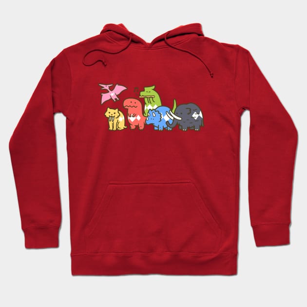 Pet Dinosaur Hoodie by oktobear